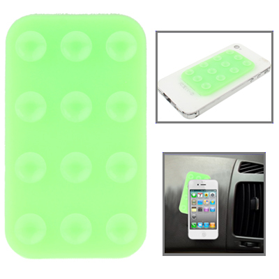 Anti-Slip Mat Super Sticky Pad for Phone / MP4 / MP3 (Green)